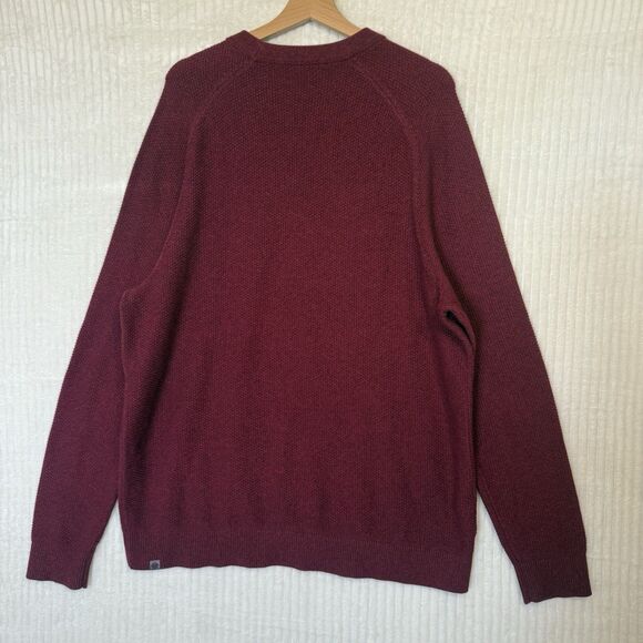 Lululemon Textured Knit Crewneck Sweater Maroon Dark Red Size XL - Picture 12 of 12